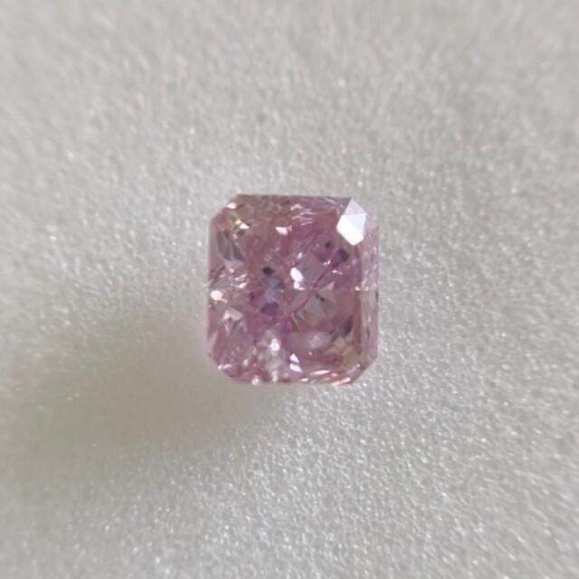 0.32ct  FANCY INTENSE PURPLISH PINK GIA鑑 レディースのアクセサリー(その他)の商品写真