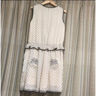 【新品】franche lippee ほしのシャワーワンピース ミルク