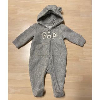 ベビーギャップ(babyGAP)のGAP ロンパース カバーオール　0〜3M　裏起毛(カバーオール)