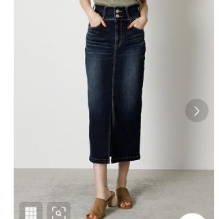 アズールバイマウジー(AZUL by moussy)の❰みぃ様専用❱アズールバイマウジー ハイエウエトスリットデニムタイトスカート(ひざ丈スカート)