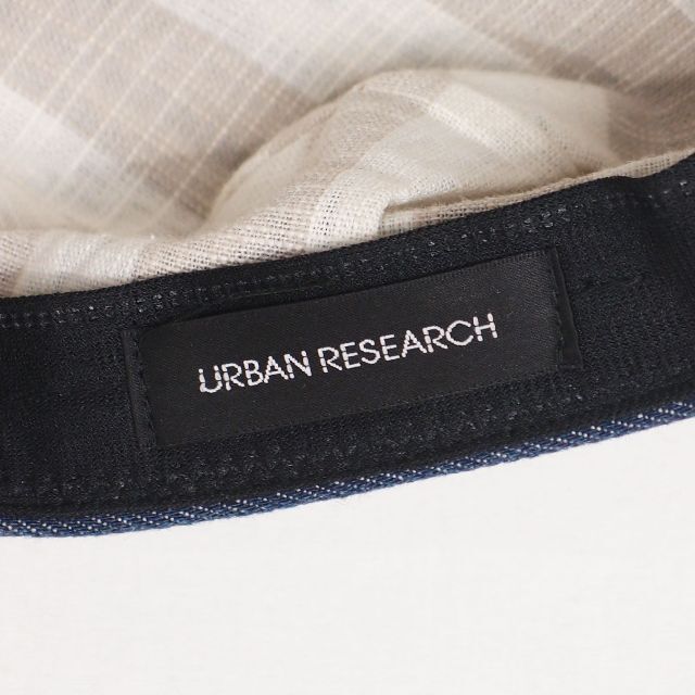 URBAN RESEARCH(アーバンリサーチ)のURBAN RESEARCH デニムキャスケット インディゴ フリーサイズ レディースの帽子(キャスケット)の商品写真