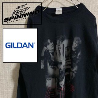 ギルタン(GILDAN)のUS 古着 GILDAN ギルダン GOT7 Keep Spinning ロンT(Tシャツ/カットソー(七分/長袖))