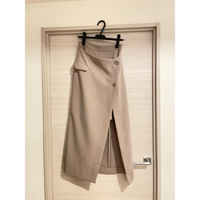 SNIDEL(スナイデル)のSNIDEL スナイデル　2WAYラップスカショ　MOC サイズ1 レディースのスカート(ロングスカート)の商品写真