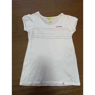 アディダス(adidas)のadidas スポーツ用　Tシャツ　ホワイト(Tシャツ(半袖/袖なし))