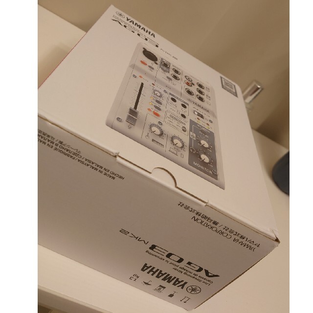 ヤマハ(ヤマハ)のyamaha AG03 MK2 Live Streaming Mixer 楽器のDTM/DAW(オーディオインターフェイス)の商品写真