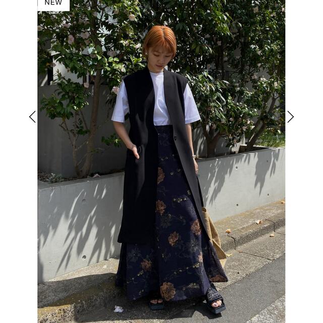 Ameri 新品☆ WAVE COLLAR ANGULAR VEST Mサイズ - ベスト/ジレ