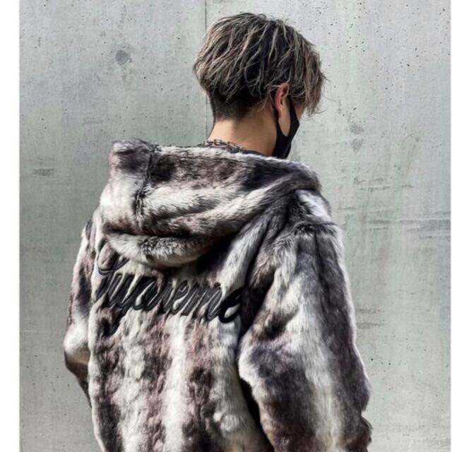 Supreme - Faux Fur Reversible Hooded Jacketの通販 by kojiro's shop ...