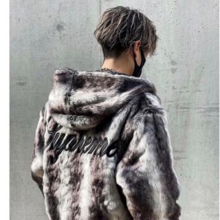 Faux Fur Reversible Hooded Jacket