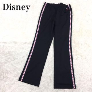 Disney ディズニー ジャージ フレアパンツ テープロゴ サイズM 黒(その他)