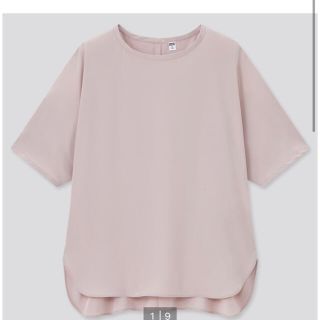 ユニクロ(UNIQLO)のUNIQLO シルフィールブラウス　(シャツ/ブラウス(半袖/袖なし))