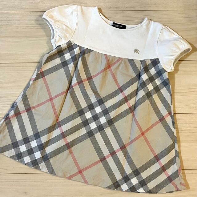 BURBERRY(バーバリー)のBURBERRY LONDON バーバリー チュニック カットソー 110Ａ キッズ/ベビー/マタニティのキッズ服女の子用(90cm~)(Tシャツ/カットソー)の商品写真