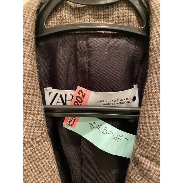 ZARA(ザラ)のZARAチェックジャケット レディースのジャケット/アウター(ノーカラージャケット)の商品写真