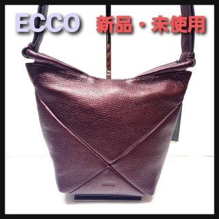 エコー(ECHO)の【新品・未使用・タグ付き】美品 ECCO エコー ショルダーバッグ(ショルダーバッグ)