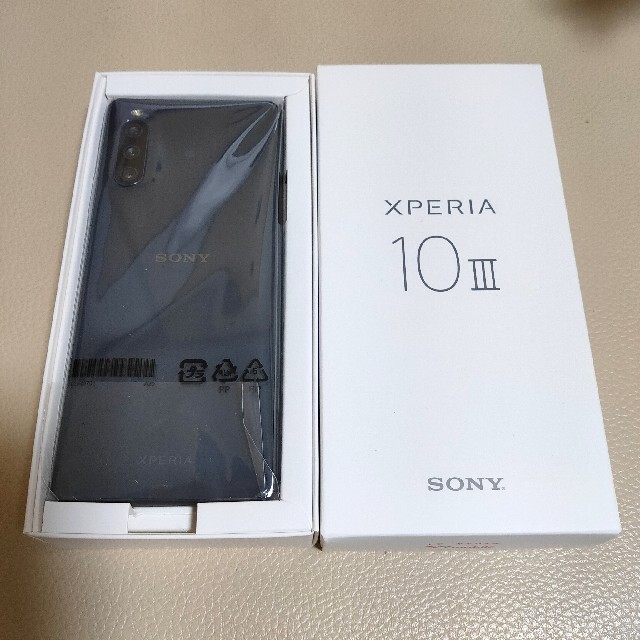 Xperia10III 新品未使用  Ymobile A102SO ブラックスマートフォン本体