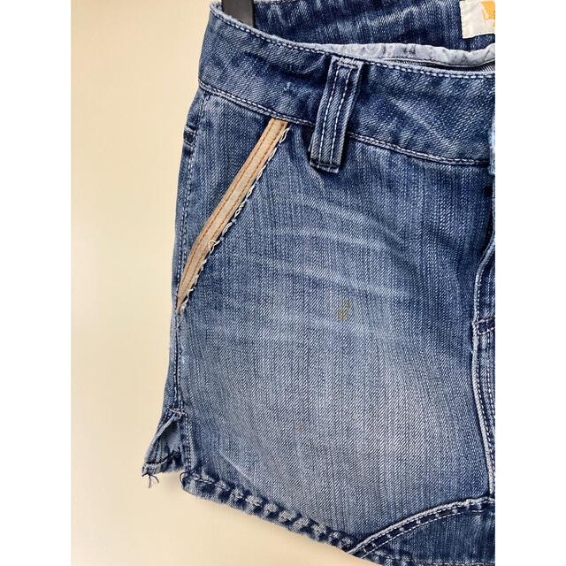 ANTIK DENIM(アンティークデニム)のANTIK DENIM アンティークデニム　デニムスカート　ミニスカート【美品】 レディースのスカート(ミニスカート)の商品写真