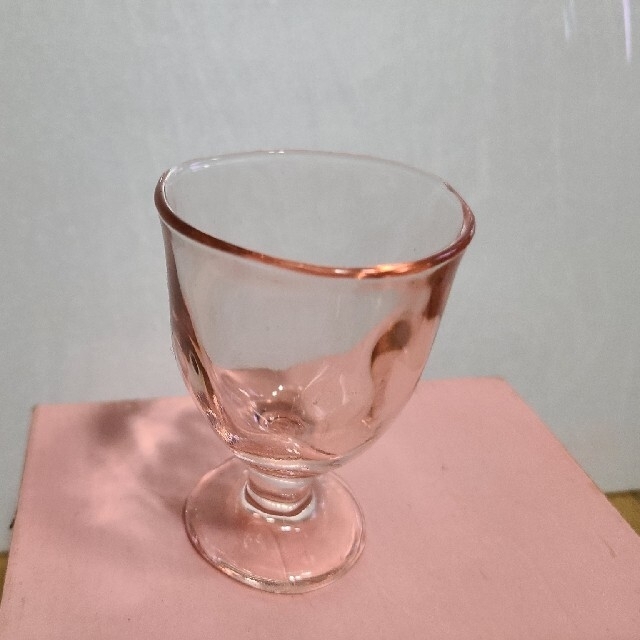 ⭐てびねり グラス&トレイセット ピンク インテリア/住まい/日用品のキッチン/食器(グラス/カップ)の商品写真