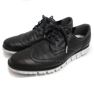 コールハーン(Cole Haan)のコールハーン COLE HAAN シューズ レザー ウイングチップ ブラック(スニーカー)