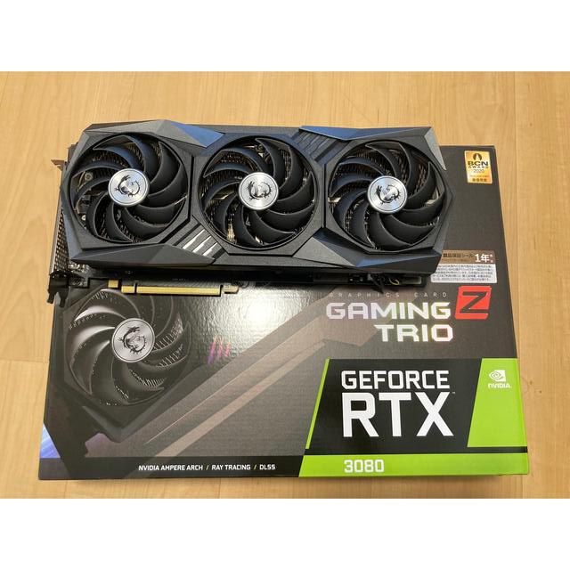 PCパーツNON-LHR 非LHR MSI RTX 3080 GAMING Z TRIO