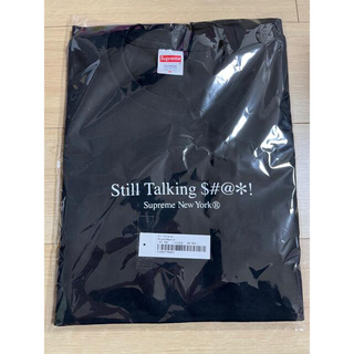 シュプリーム(Supreme)のsupreme still talking tee  black M(Tシャツ/カットソー(半袖/袖なし))