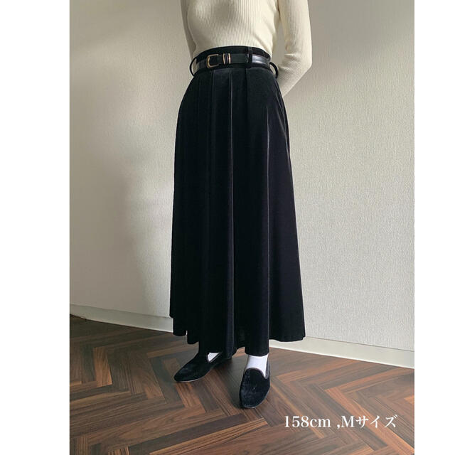 foufou 【THE DRESS #25】velour flare skirt レディースのスカート(ロングスカート)の商品写真