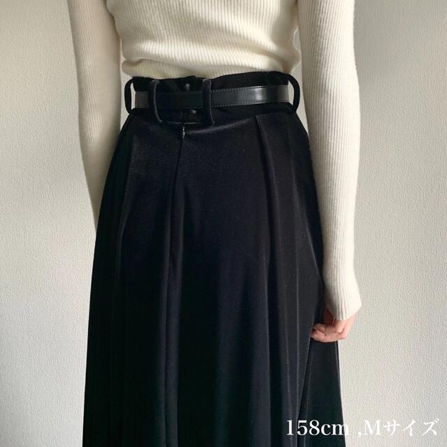 foufou 【THE DRESS #25】velour flare skirt レディースのスカート(ロングスカート)の商品写真
