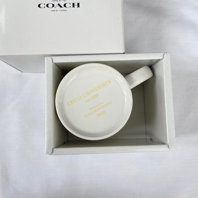 COACH(コーチ)のCOACH マグカップ 中央大学卒業記念 インテリア/住まい/日用品のキッチン/食器(グラス/カップ)の商品写真