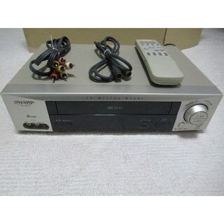 シャープ(SHARP)の【中古・完動品】SHARP S-VHSビデオレコーダー VC-HF70(その他)