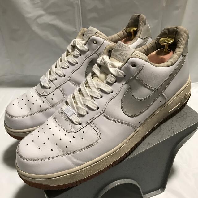 29cmナイキ エアフォース1 air force1 82 ホワイト ベージュエアーフォース1