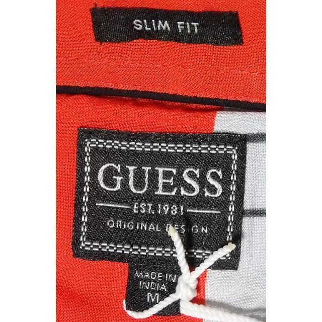 GUESS(ゲス)の新品 GUESS フォト総柄 レーヨンシャツ M メンズのトップス(シャツ)の商品写真