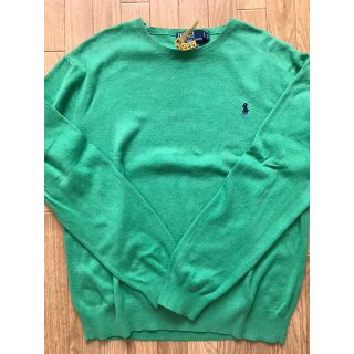 ポロラルフローレン(POLO RALPH LAUREN)のポロラルフローレン ニット セーター　Lサイズ　緑(ニット/セーター)