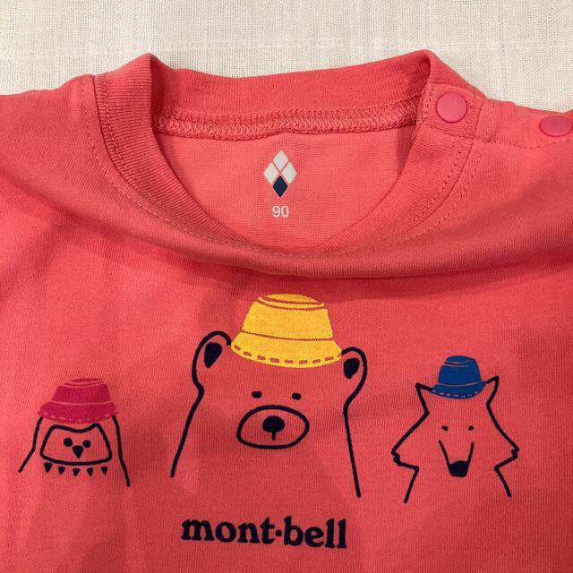 mont bell(モンベル)のmont-bell kids  Tシャツ　サイズ90 キッズ/ベビー/マタニティのキッズ服女の子用(90cm~)(Tシャツ/カットソー)の商品写真