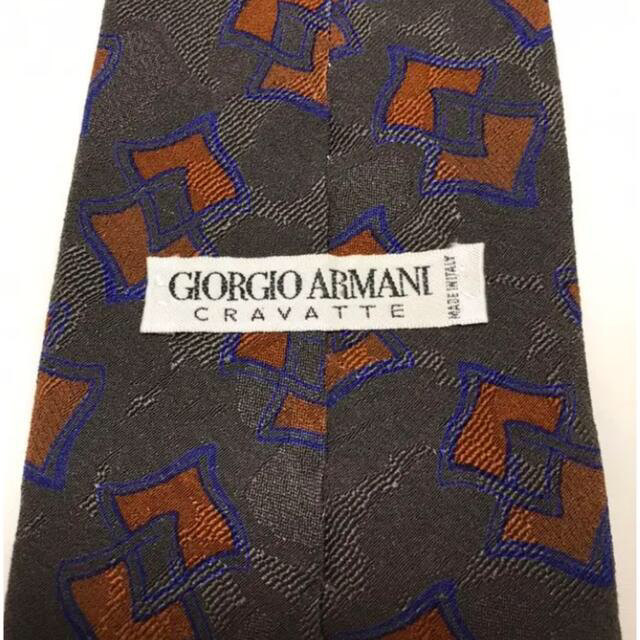 Giorgio Armani(ジョルジオアルマーニ)の【2本で3500円対象】 ARMANI ジョルジオアルマーニ　グリーン系 メンズのファッション小物(ネクタイ)の商品写真