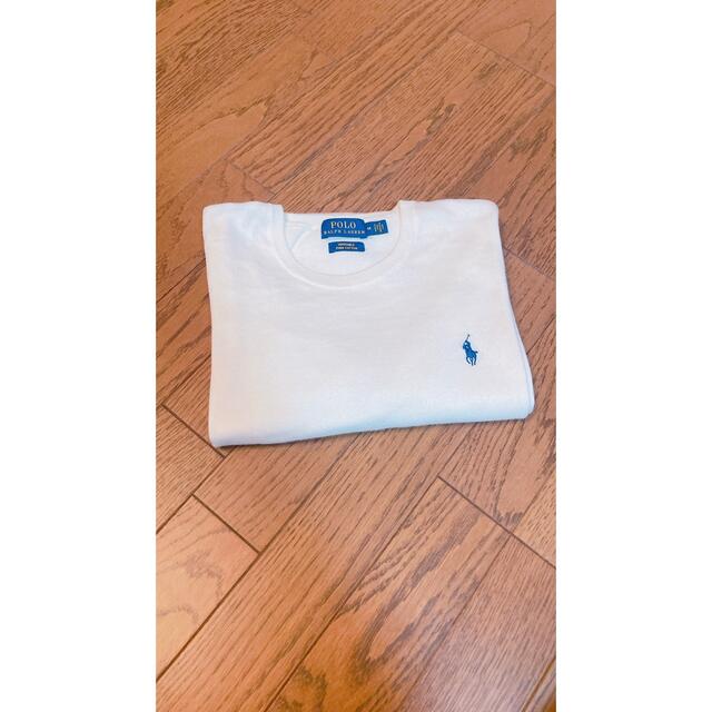 POLO RALPH LAUREN(ポロラルフローレン)の【美品】ポロラルフローレン 白 薄手ニット Mサイズ レディースのトップス(ニット/セーター)の商品写真