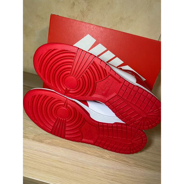 NIKE(ナイキ)の26 Dunk High Championship White and Red メンズの靴/シューズ(スニーカー)の商品写真