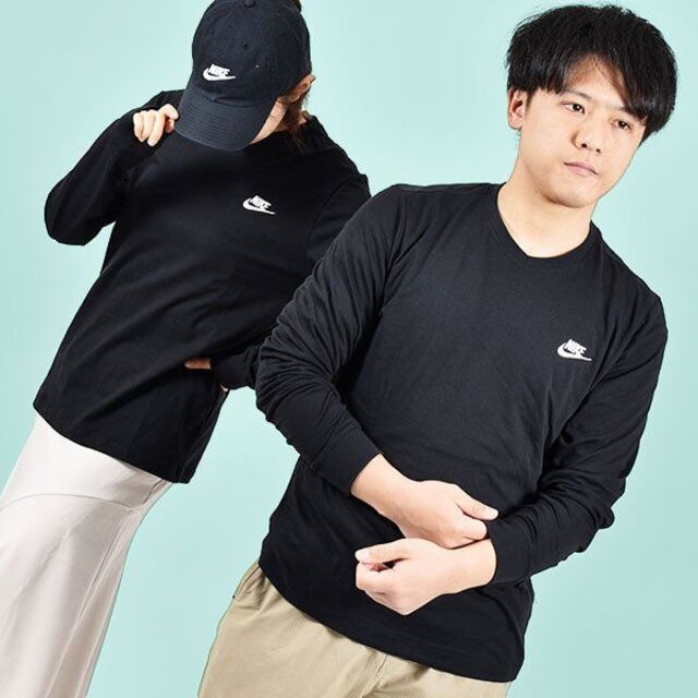 ナイキ メンズ レディース 長袖 Tシャツ NIKE クラブ ロングスリーブ