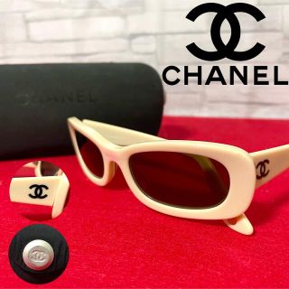 シャネル(CHANEL)の専用　シャネル　ココマーク　サングラス　専用ケース付き　ピンク　ベージュ(サングラス/メガネ)