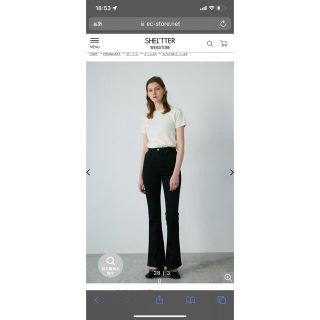 マウジー(moussy)のmoussy ブラックフレアパンツ(その他)