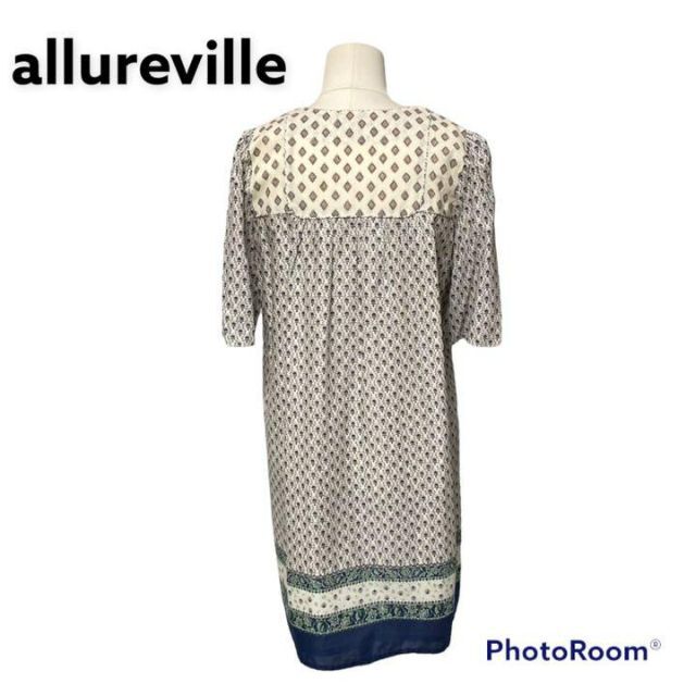 のネイビー allureville - allureville アルアバイル 総柄 花柄