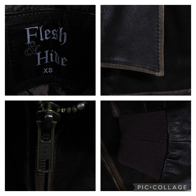 Flesh & Hide/フレッシュアンドハイド A-2 レザージャケット