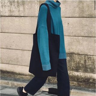 ユナイテッドアローズ(UNITED ARROWS)のATON ビッグトートバッグ エイトン　黒(トートバッグ)