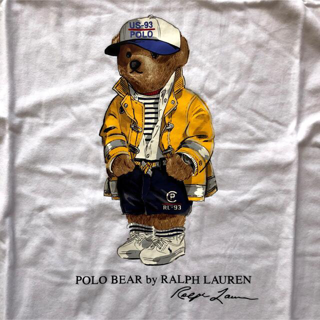 Ralph Lauren(ラルフローレン)のボーイズ 160 ラルフローレン　ポロベア 大人OK 白　半袖　Tシャツ メンズのトップス(Tシャツ/カットソー(半袖/袖なし))の商品写真