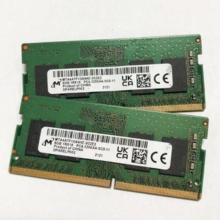 ノートPC用メモリ〈8GB×2枚〉DDR4 3200mhz(PCパーツ)