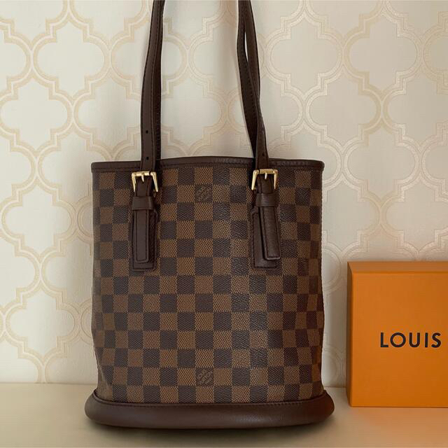 LOUIS VUITTON　ルイヴィトン マレ ダミエ エベヌ ショルダー 2