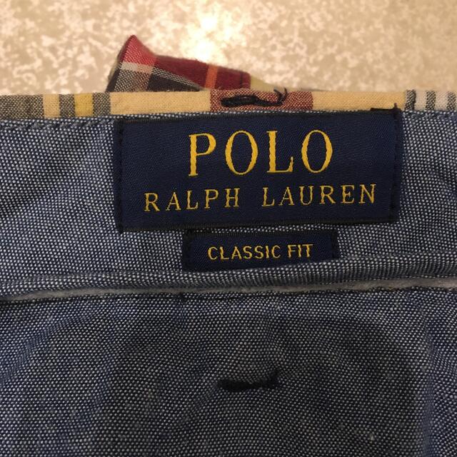 POLO RALPH LAUREN(ポロラルフローレン)のポロラルフローレン パッチワーク　ショートパンツ メンズのパンツ(ショートパンツ)の商品写真