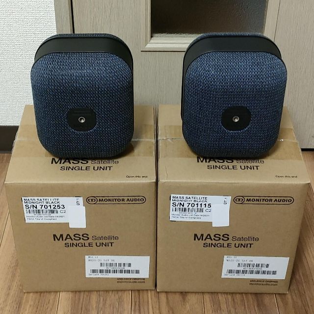 モニターオーディオ MASS-2G Satellite (ペア)の通販 by モニターオーディオ MASS-2G Satellite (ペア)の通販 by