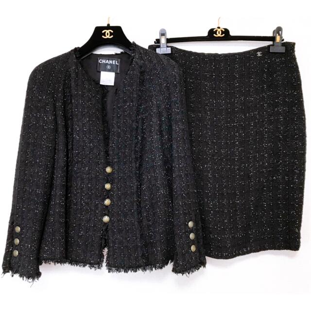 CHANEL ラメツイードジャケット♡