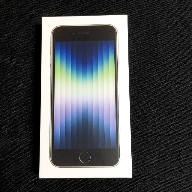 最新情報 iPhone SE3（第3世代）64GB　白 iPhone Apple - スマートフォン本体