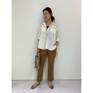 ほぼ新品＊佐田真由美さん着 BARNYARDSTORM ジップカットポンチパンツ