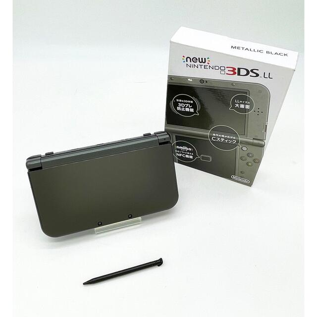 【液晶美品】 Newニンテンドー3DS LL メタリックブラック 任天堂 本体