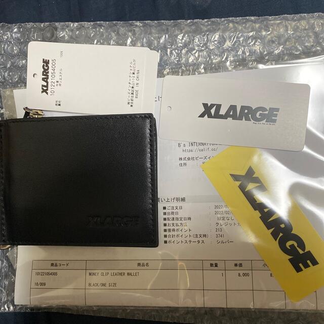 XLARGE(エクストララージ)のXLARGE MONEY CLIP LEATHER WALLET メンズのファッション小物(折り財布)の商品写真